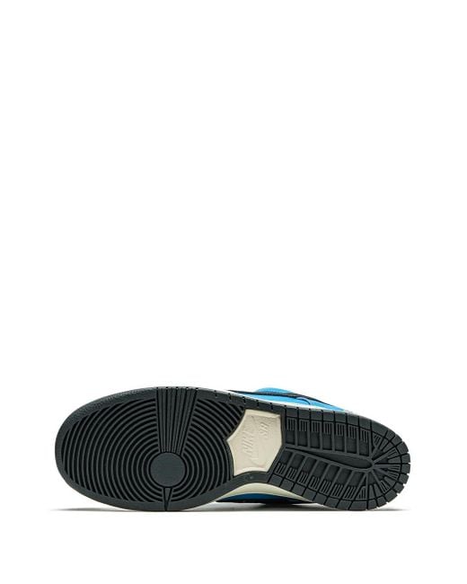 Nike Blue Sb Dunk Low Pro "Instant Skateboards" Sneakers