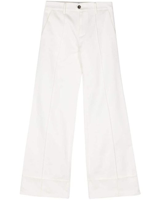 Pantalon à coupe droite Societe Anonyme en coloris White