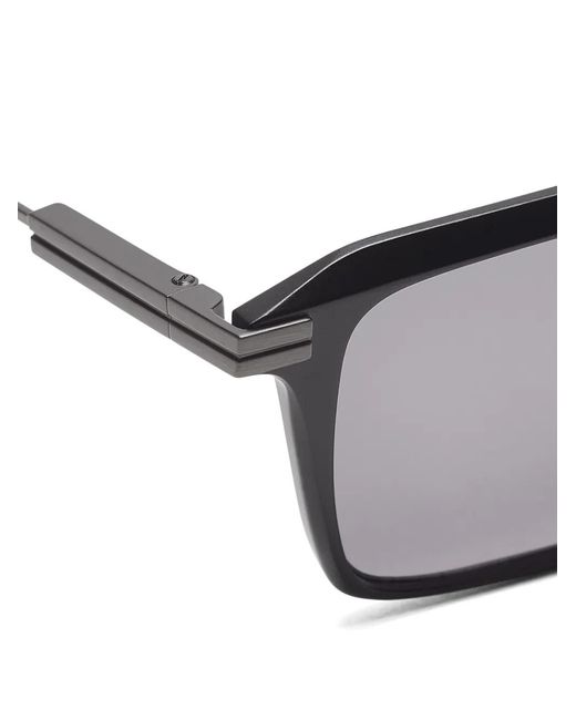 Zegna Gray Square-Frame Sunglasses for men