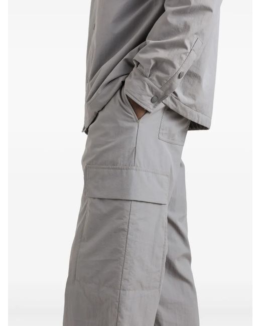Dolce & Gabbana White Elasticated-Waist Cargo Trousers for men