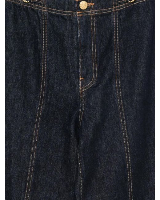 Ulla Johnson Blue Trimmed Jeans