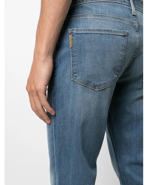 PAIGE Blue Normandie Straight-Leg Jeans for men