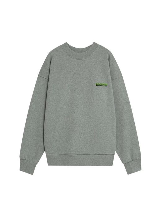 Barrow Gray Graphic Sweatshirt for men