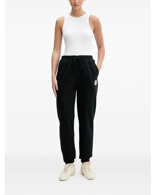 Converse Black Drawstring Logo Track Pants