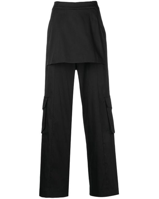 Kiko Kostadinov Skirt-panel Trousers in Black | Lyst Canada