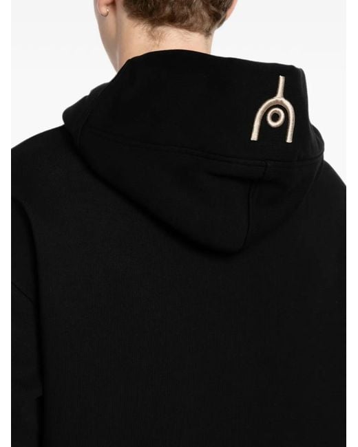 Now You Live Black Harcourt Embroidered Hoodie