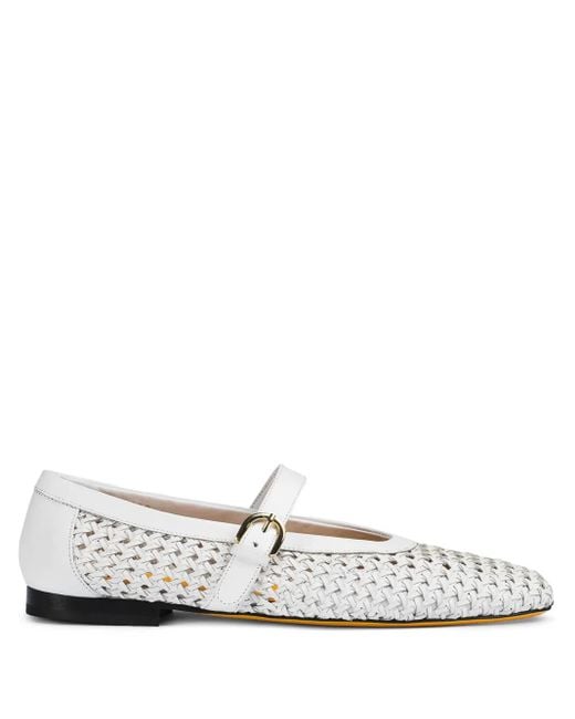 Ballerines Texturées Doucal's en coloris White