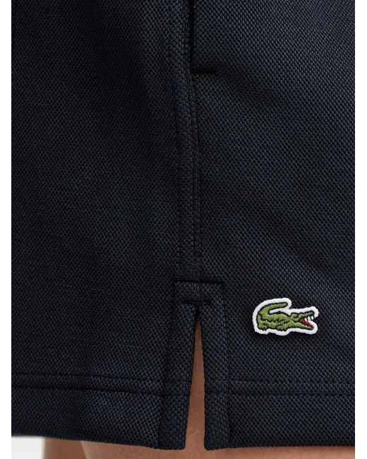 Lacoste Blue Logo-Patch Mini Shorts