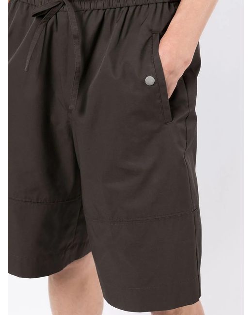 3.1 Phillip Lim Gray Drawstring-Fastening Shorts for men