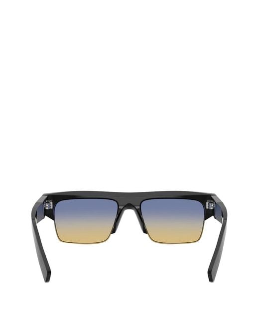 Prada Blue Square-Frame Sunglasses for men