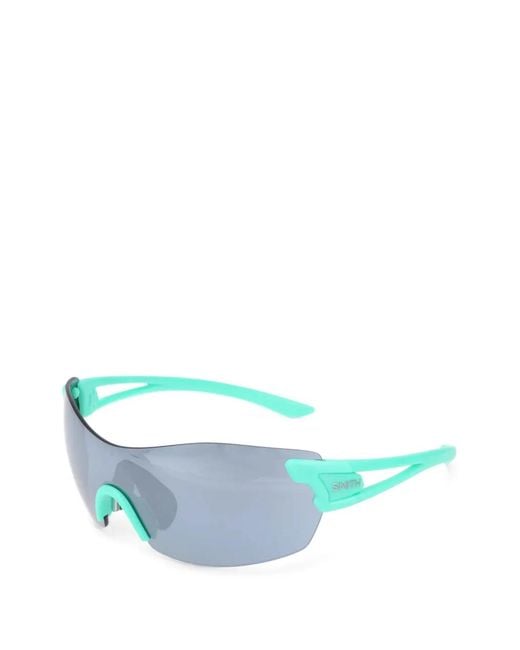 Smith Blue Pivlock Asana Geometric-Frame Sunglasses