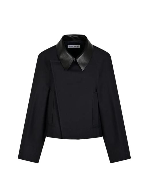 Givenchy Black Veste À Coupe Évasée