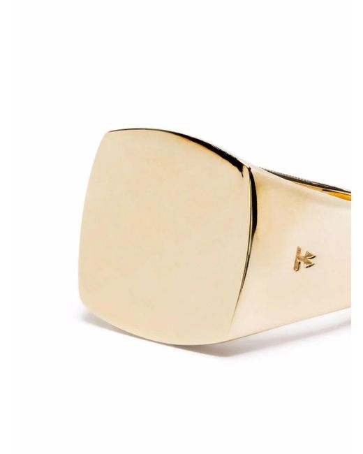 Tom Wood Natural 9Kt Cushion Ring