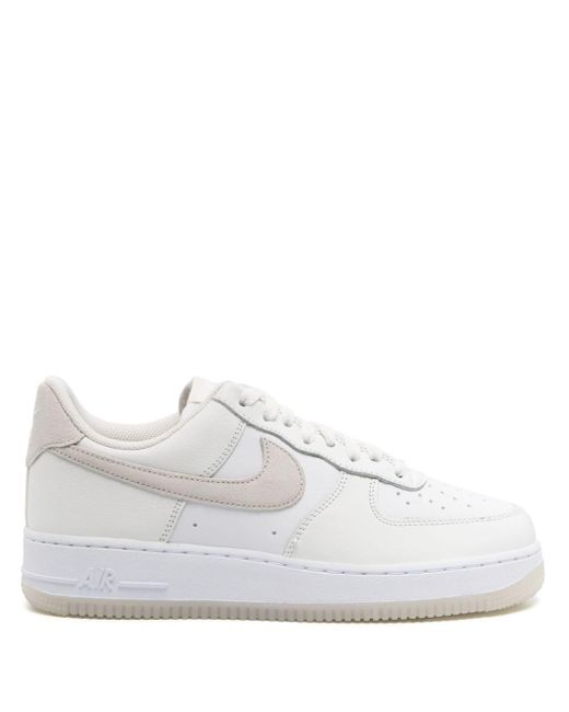 Nike White Air Force 1 '07 Lv8 Leather Sneakers for men
