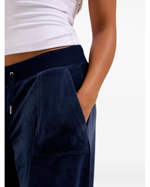 Juicy Couture Blue Pantalon De Jogging À Coupe Ample