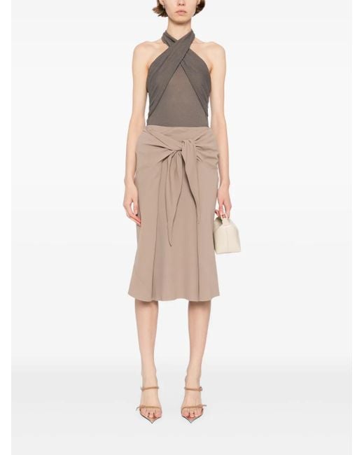 Rick Owens Natural Strutter Skirt