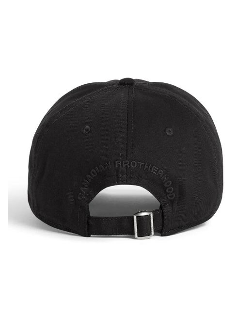 DSquared² Black Cap With A Visor for men