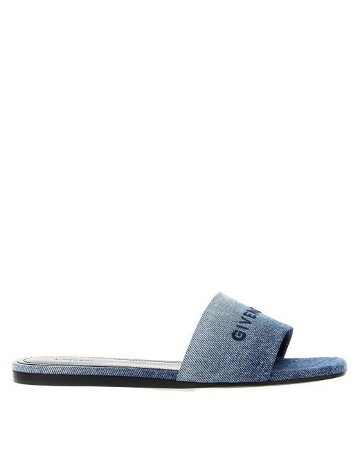 Givenchy Blue 4G Mule Sandals
