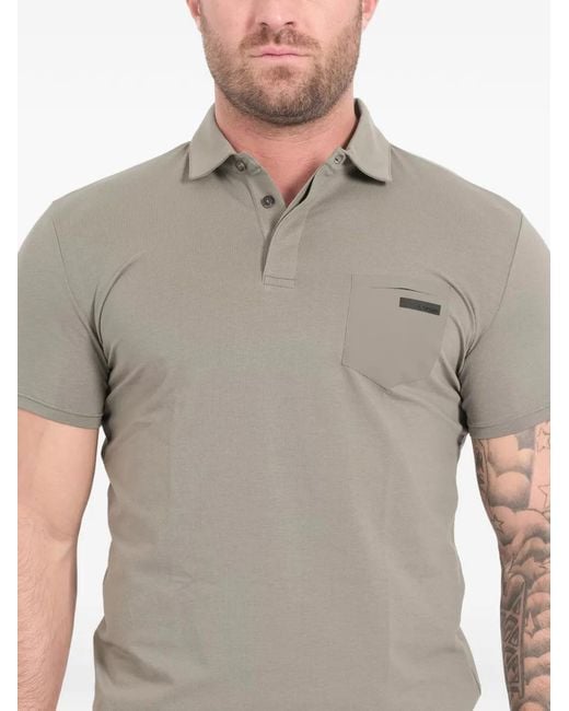 Rrd Gray Patch Pocket Polo Shirt for men