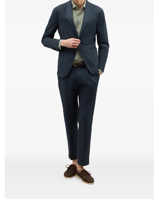 Boglioli Blue Single-Breasted Suit for men