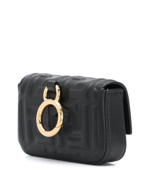 Fendi Nano Baguette Bag in Black - Lyst