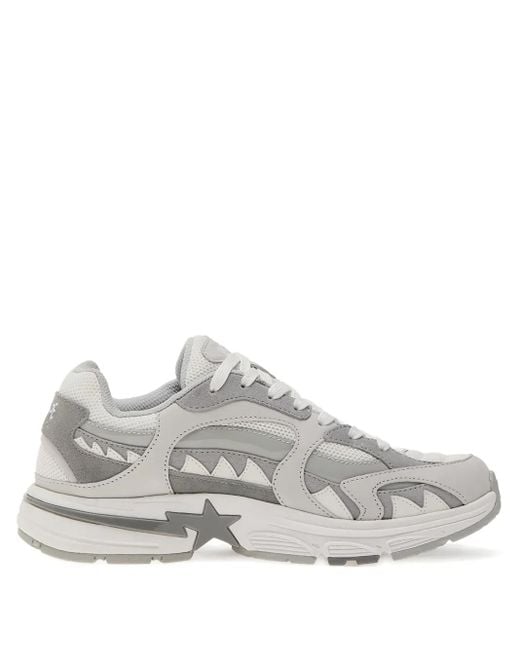 メンズ A Bathing Ape Shark Sta #1 スニーカー Gray