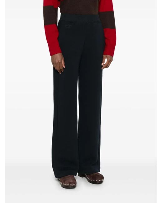 Max Mara Black Ribbed Trousers