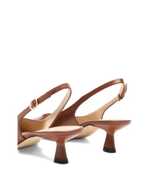Stuart Weitzman Sculpt 35mm スリングバック パンプス Brown