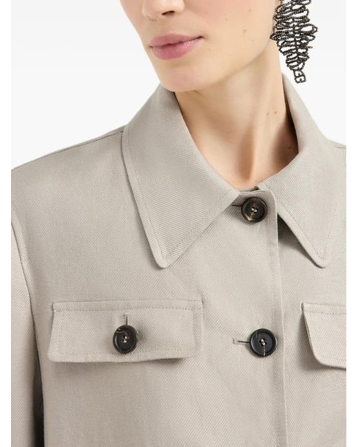 Brunello Cucinelli Natural Linen Jacket