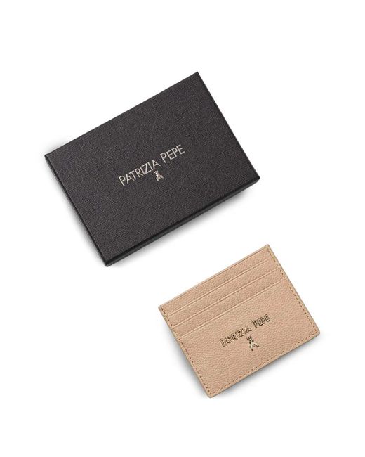 Patrizia Pepe Natural Textured Card Holder