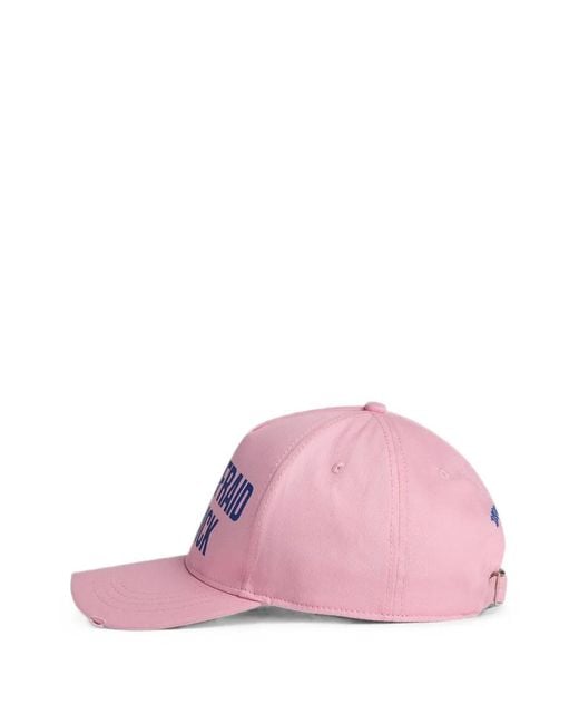 DSquared² Pink Rocco Baseball Hat for men