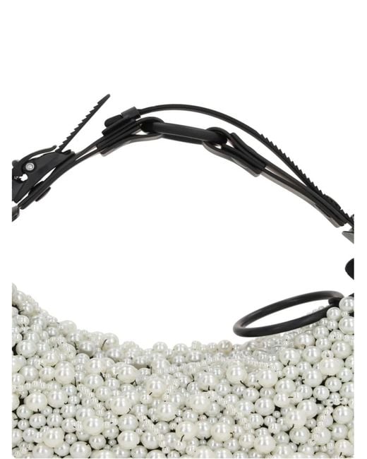 Innerraum Metallic Pearl-Embellished Shoulder Bag
