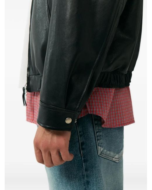 DUNST Black Drizzler Leather Jacket