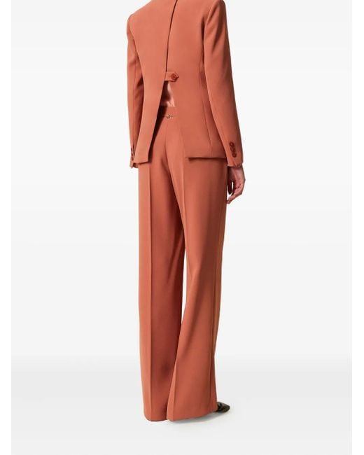 Twinset Orange Palazzo Trousers
