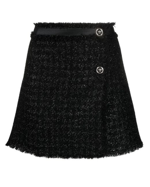 Mini-jupe Versace en coloris Black