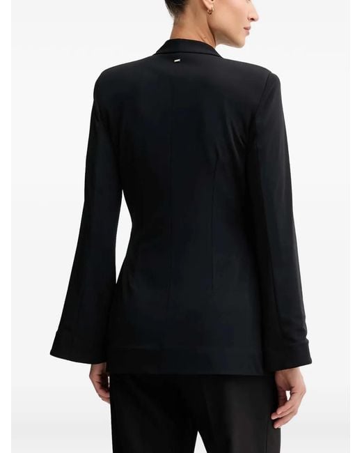 GAUDI Black Tie-Fastening Blazer