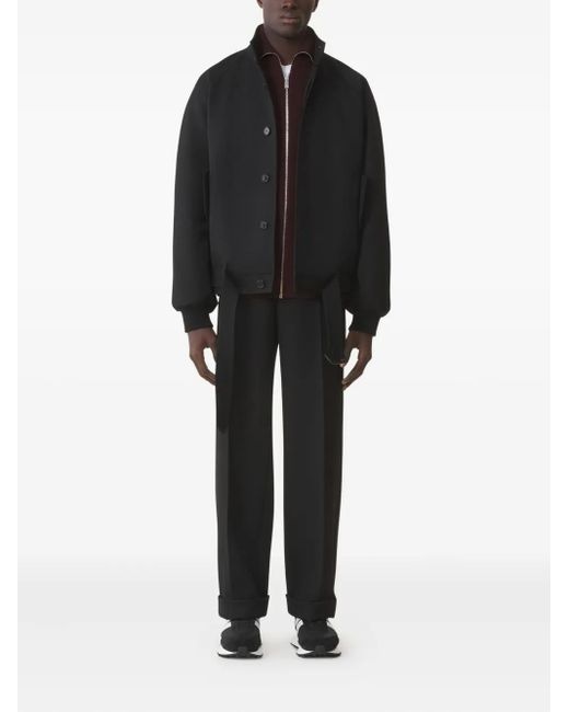 Lanvin Black Belted Jacket for men