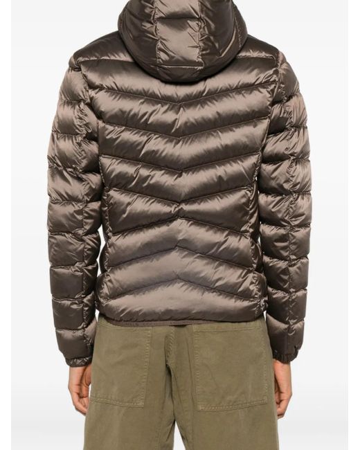Colmar Brown Hooded Quilted Jacket