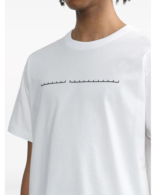 メンズ Random Identities ロゴ Tシャツ White