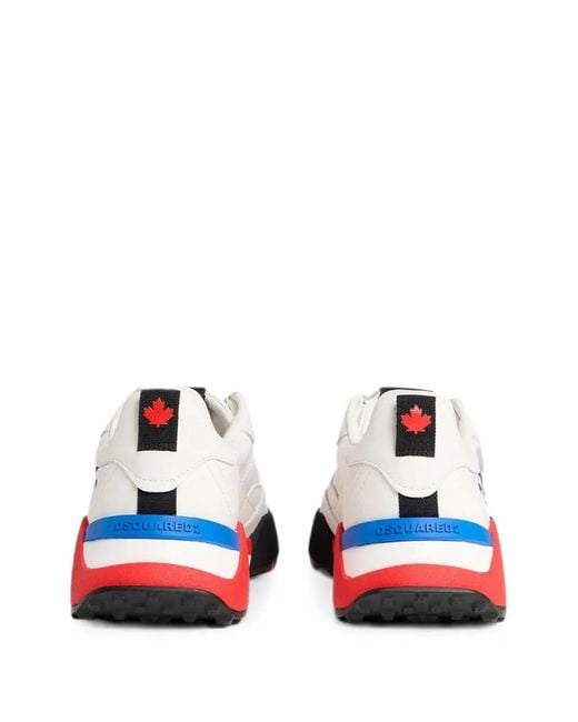 DSquared² White D2 Flow Sneakers for men