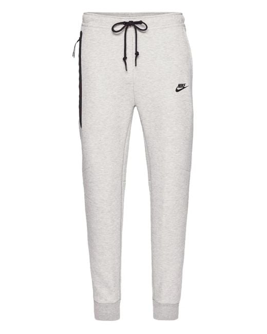 Nike Gray Tech Fleece "Heather" Track Pants for men