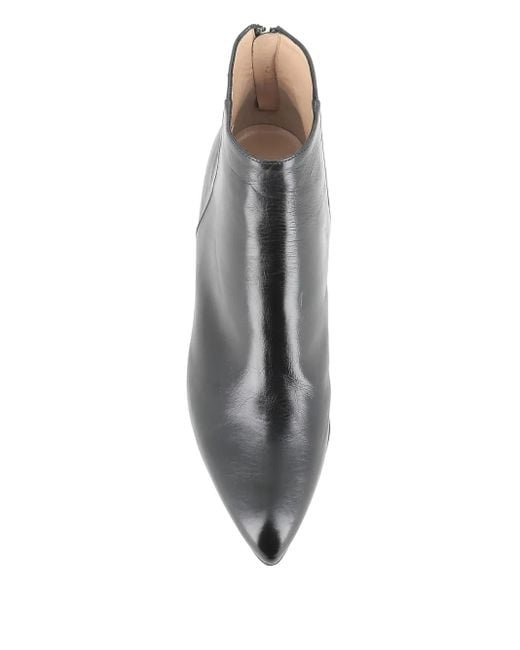 Antonio Barbato Maestri Veneziani Black Bottines En Cuir 70 Mm
