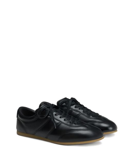 Lemaire Black Leather Sneakers