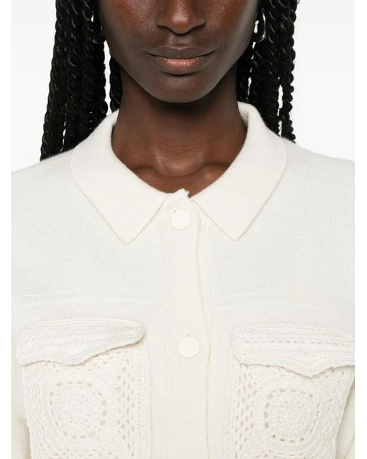 Kujten White Xenia Cardigan