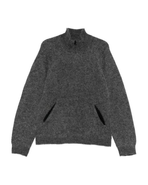 Hiking Patrol Gray Essence High-Neck Jumper for men