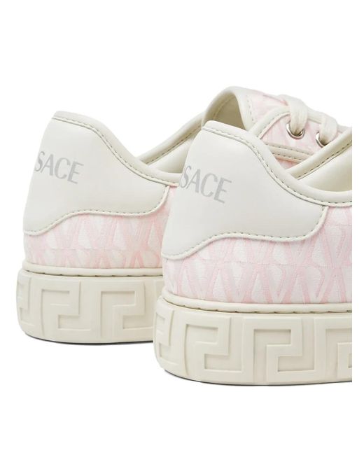 Baskets Barocco Greca Versace en coloris White