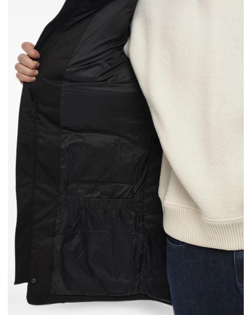 Nobis Black Shelby Hooded Coat for men