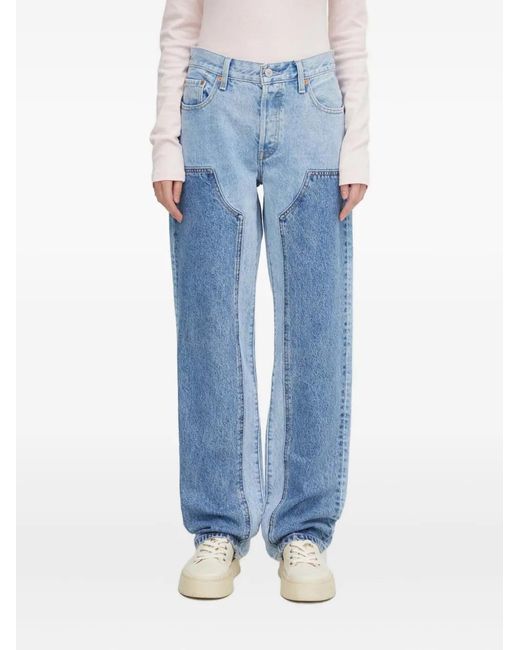 Levi's Blue 501 90's Panelled Jeans