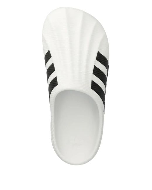 Adidas White Adifom Superstar Mules