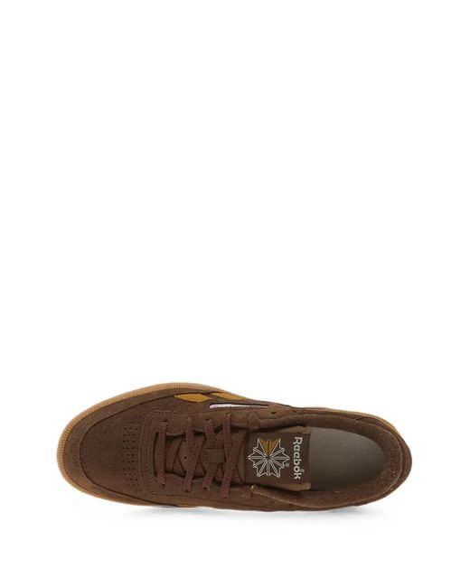 Reebok Brown Club C Revenge Suede Sneakers